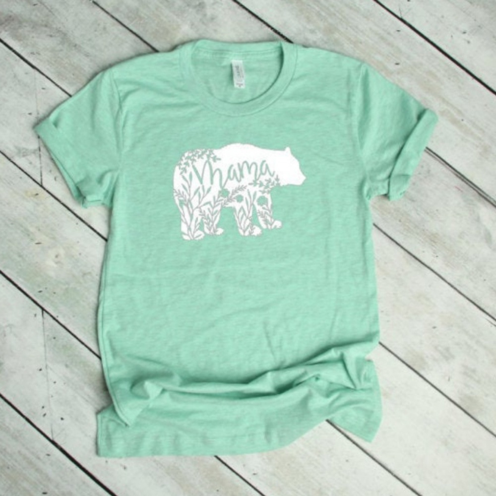 Mama Bear Floral TShirt